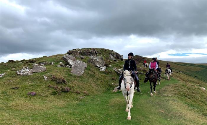 Pony trekking with Ellesmere Riding Centre Brecon